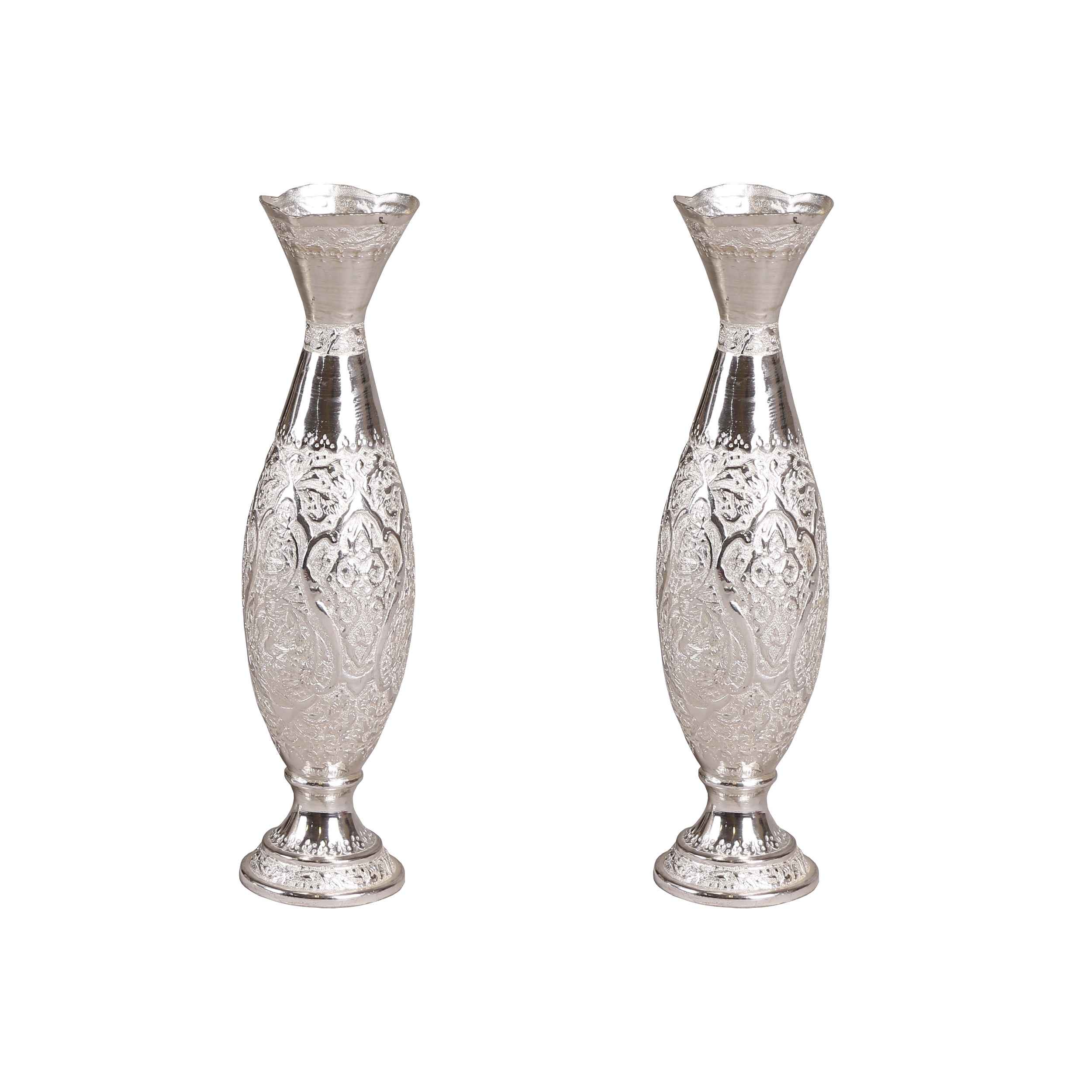 传统手工黄铜花瓶 火箭款 2件套