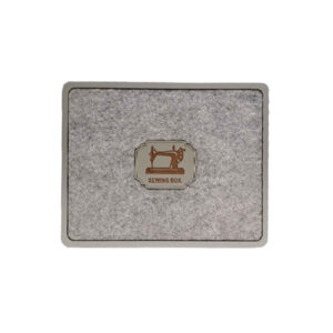 灰色木质缝纫盒——裁缝必备工具