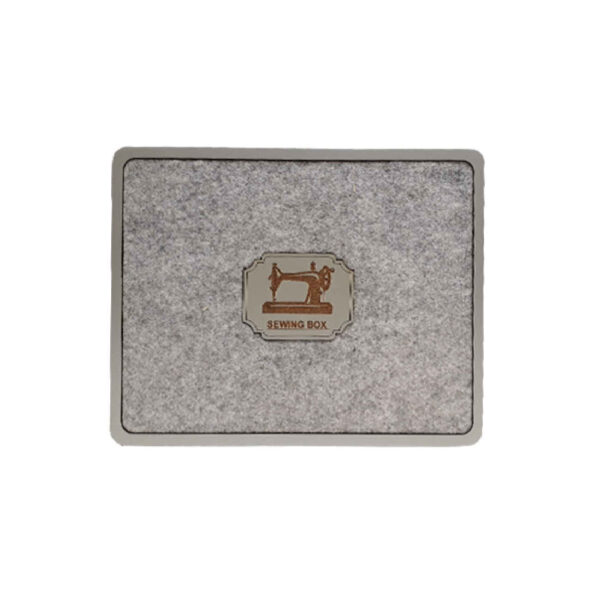 灰色木质缝纫盒——裁缝必备工具