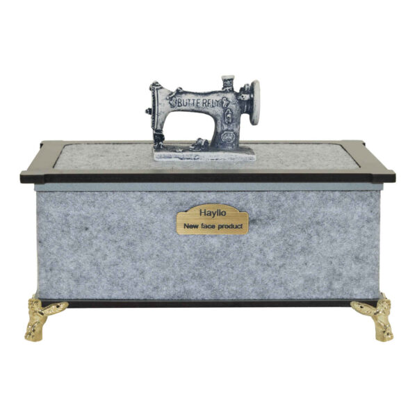 木质带脚缝纫盒——裁缝必备工具