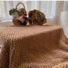 Thumbnail 2: 粗针针织沙发毯 – 柔软、温暖、时尚，适合客厅
