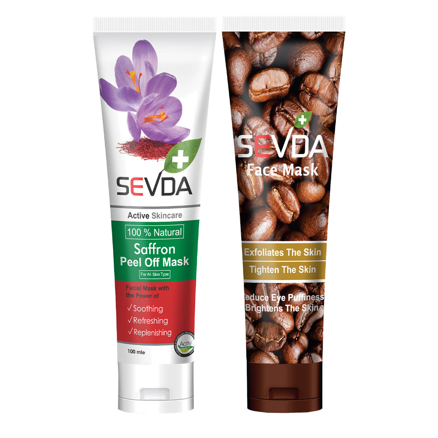 Main image of 咖啡藏红花面膜 – 清洁、舒缓与焕活肌肤（2支装）