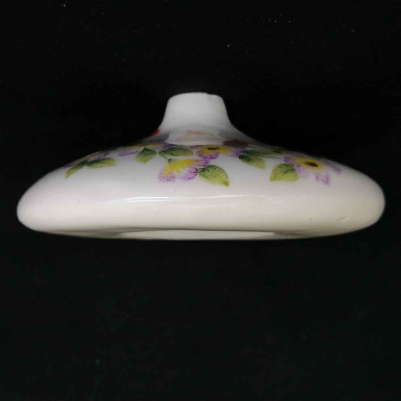 装饰波斯陶瓷小花瓶 – 现代与乡村装饰，鸟与花卉图案