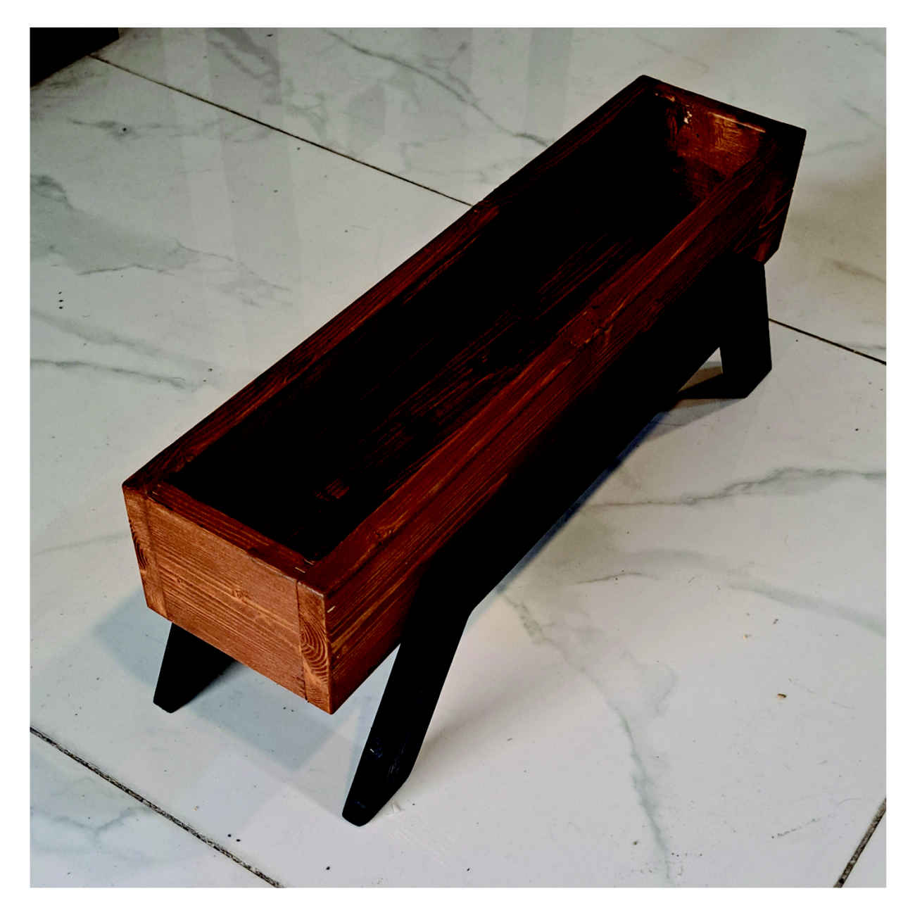 装饰木质花瓶 – 室内或室外装饰