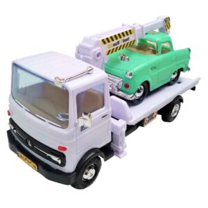 奔驰 LP 系列 1963 吊车玩具卡车 – 复古汽车组合（2 件套）