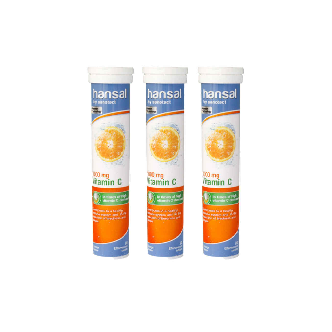 Main image of 发泡维生素C片 – 橙子口味，3片 & 60片装（300克）