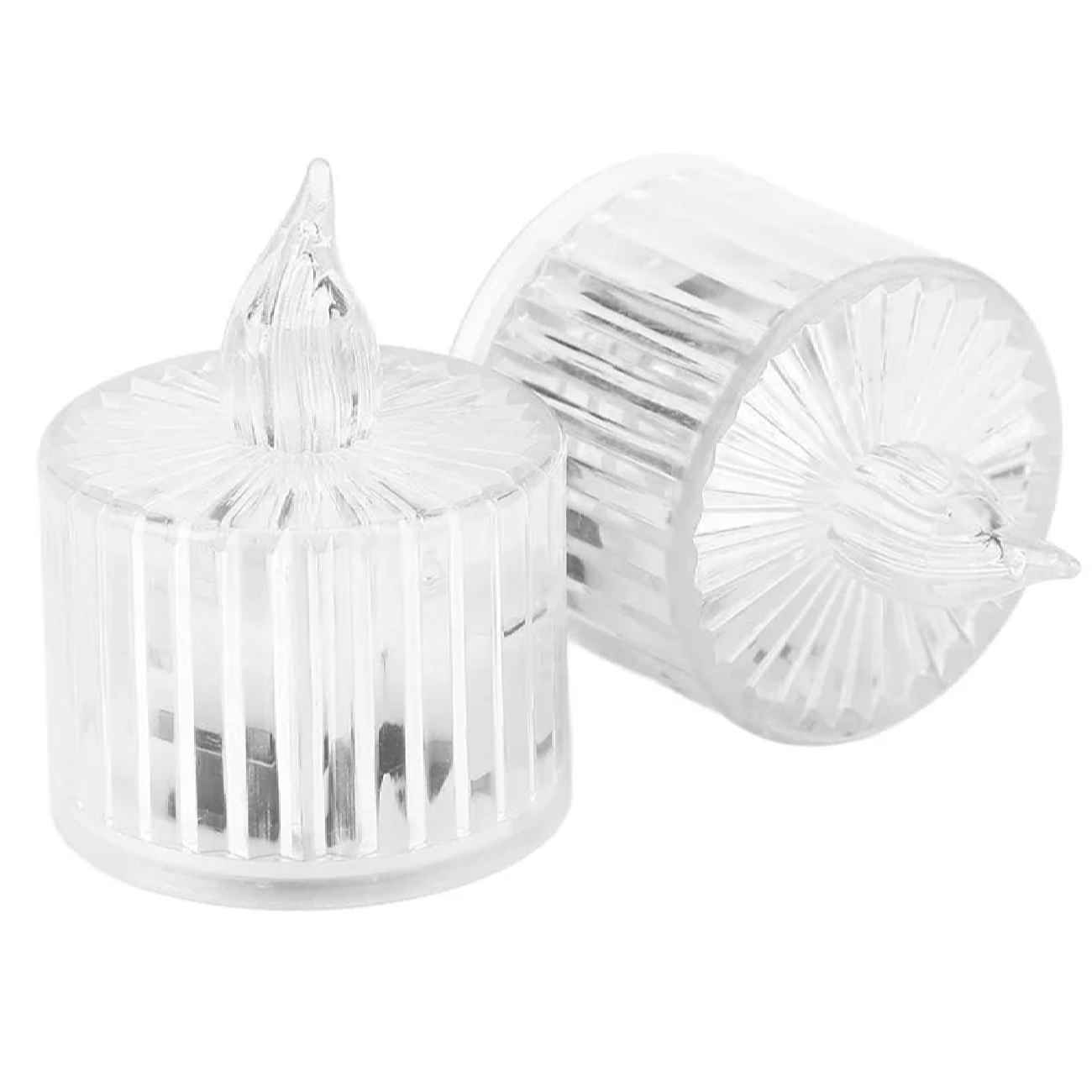 Main image of 优雅LED圣诞蜡烛 – 温暖闪烁节日光（2件套）