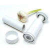 Thumbnail 3: 手动大蒜压榨器与剥蒜器套装 – 易于使用的厨房工具
