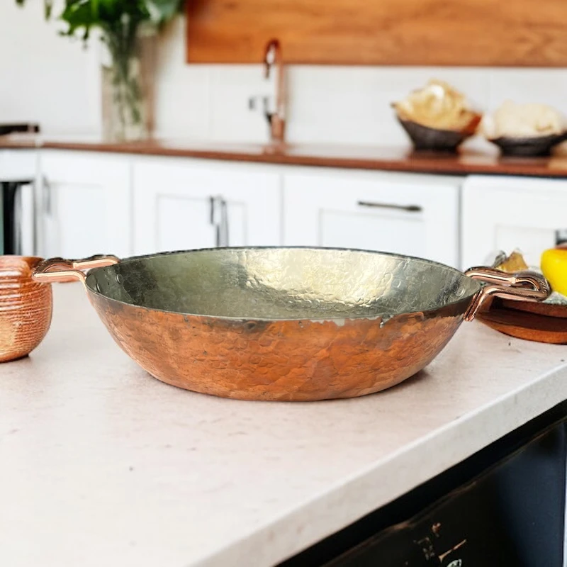 锤纹波斯铜煎锅 – Roudabe设计