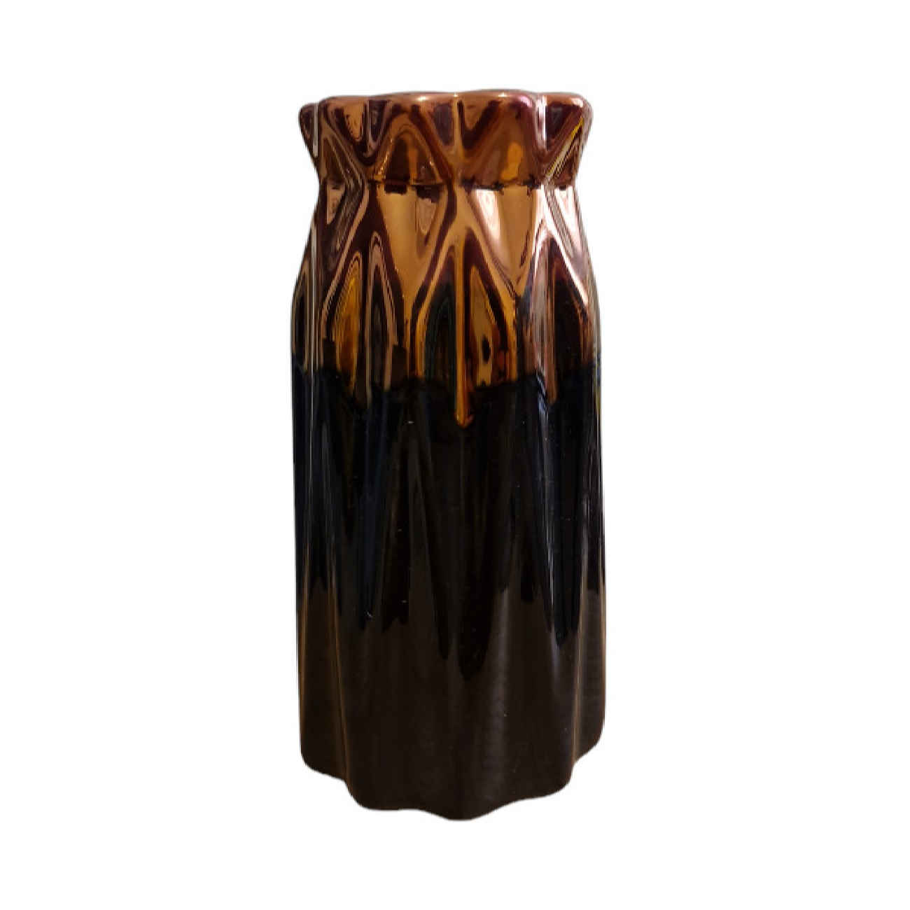 手工波斯陶瓷花瓶 – 圆柱款