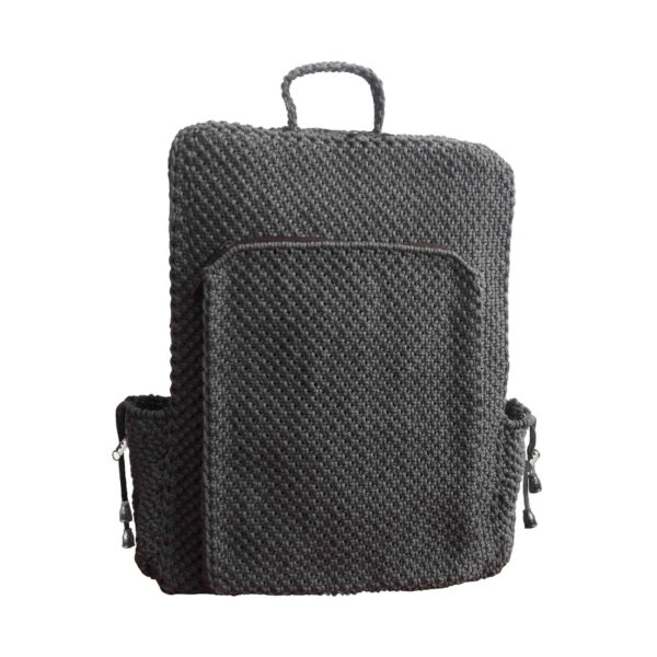 手工钩针休闲背包 – 波西米亚风日常配饰