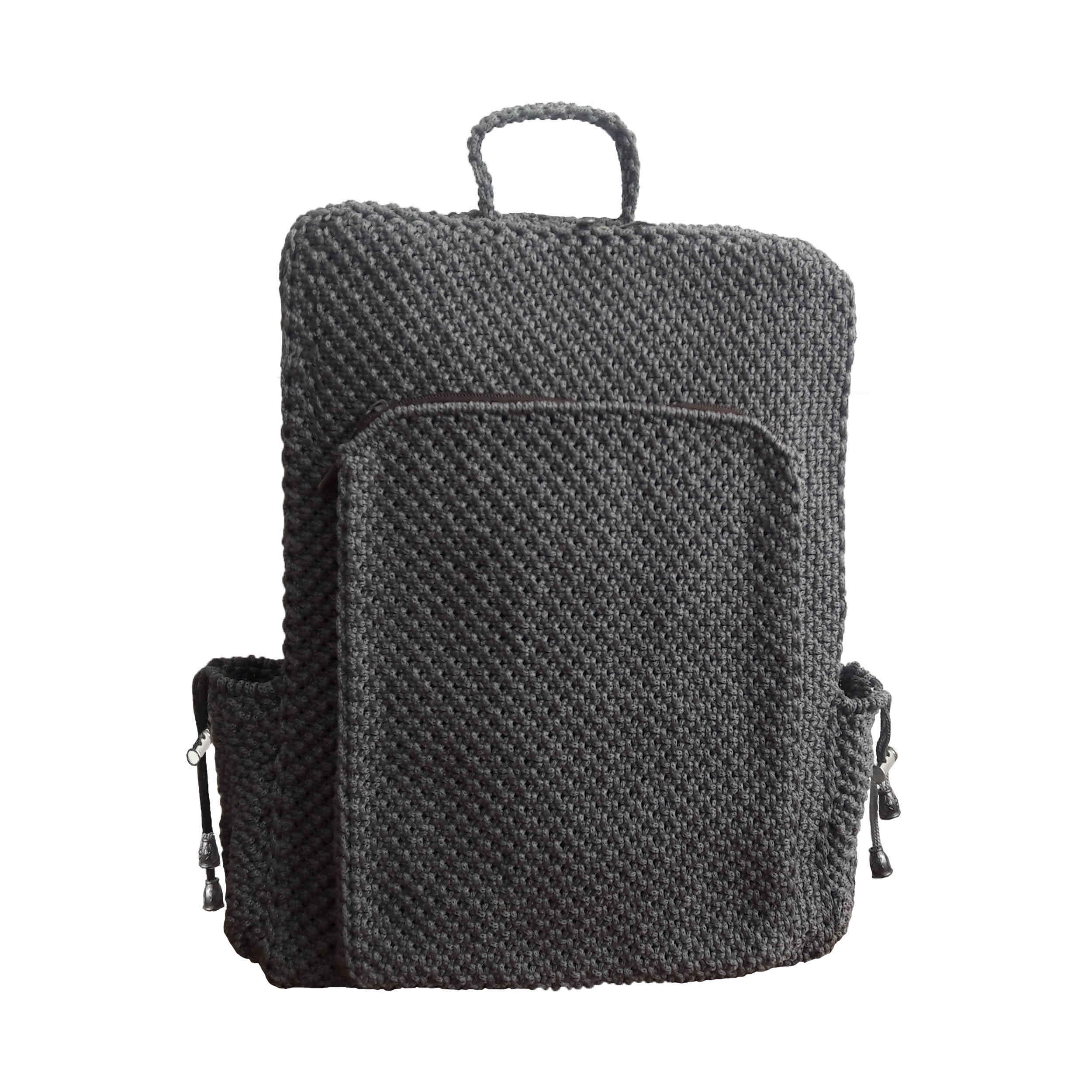 Main image of 手工钩针休闲背包 – 波西米亚风日常配饰