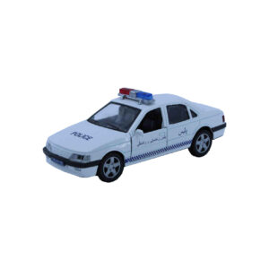 伊朗标致405玩具车 – 交通警察模型，收藏级真实细节