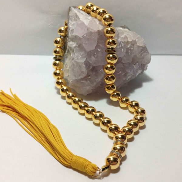伊斯兰金色赤铁矿念珠 —— 33颗祈祷珠 Tasbih
