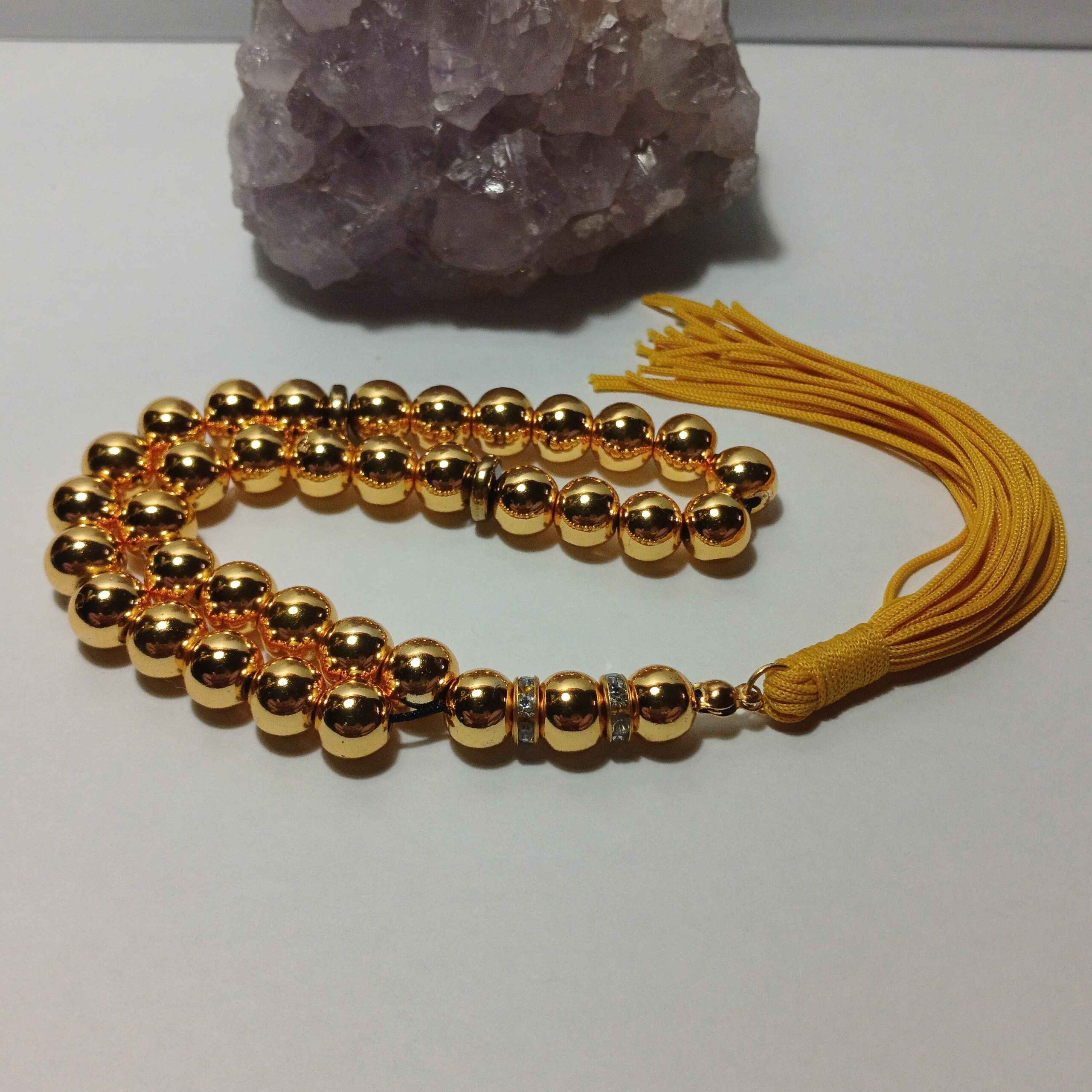 伊斯兰金色赤铁矿念珠 —— 33颗祈祷珠 Tasbih