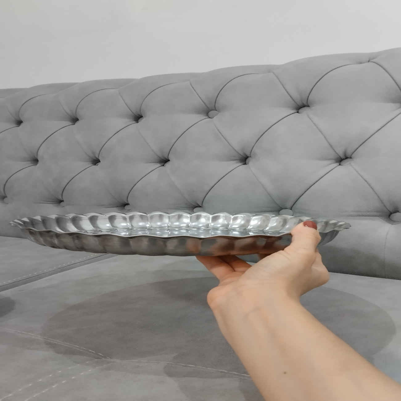 不锈钢托盘——实用优雅家居之选(2件套)