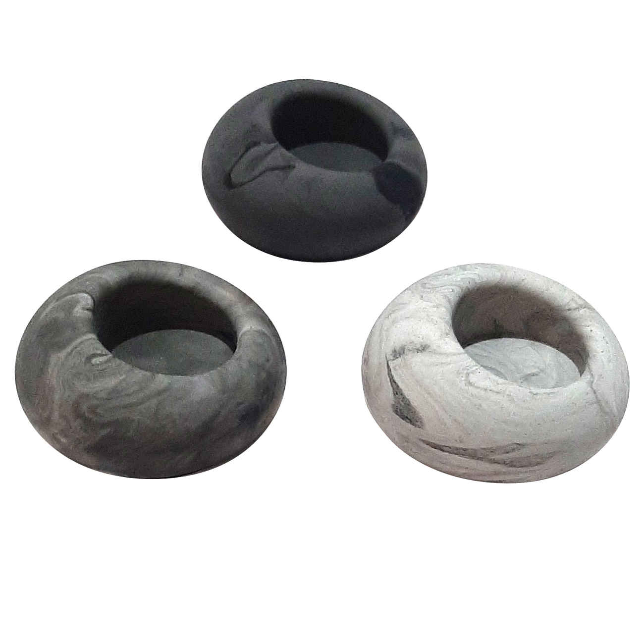 Main image of 极简混凝土烛台 – 简约耐用，3 件套