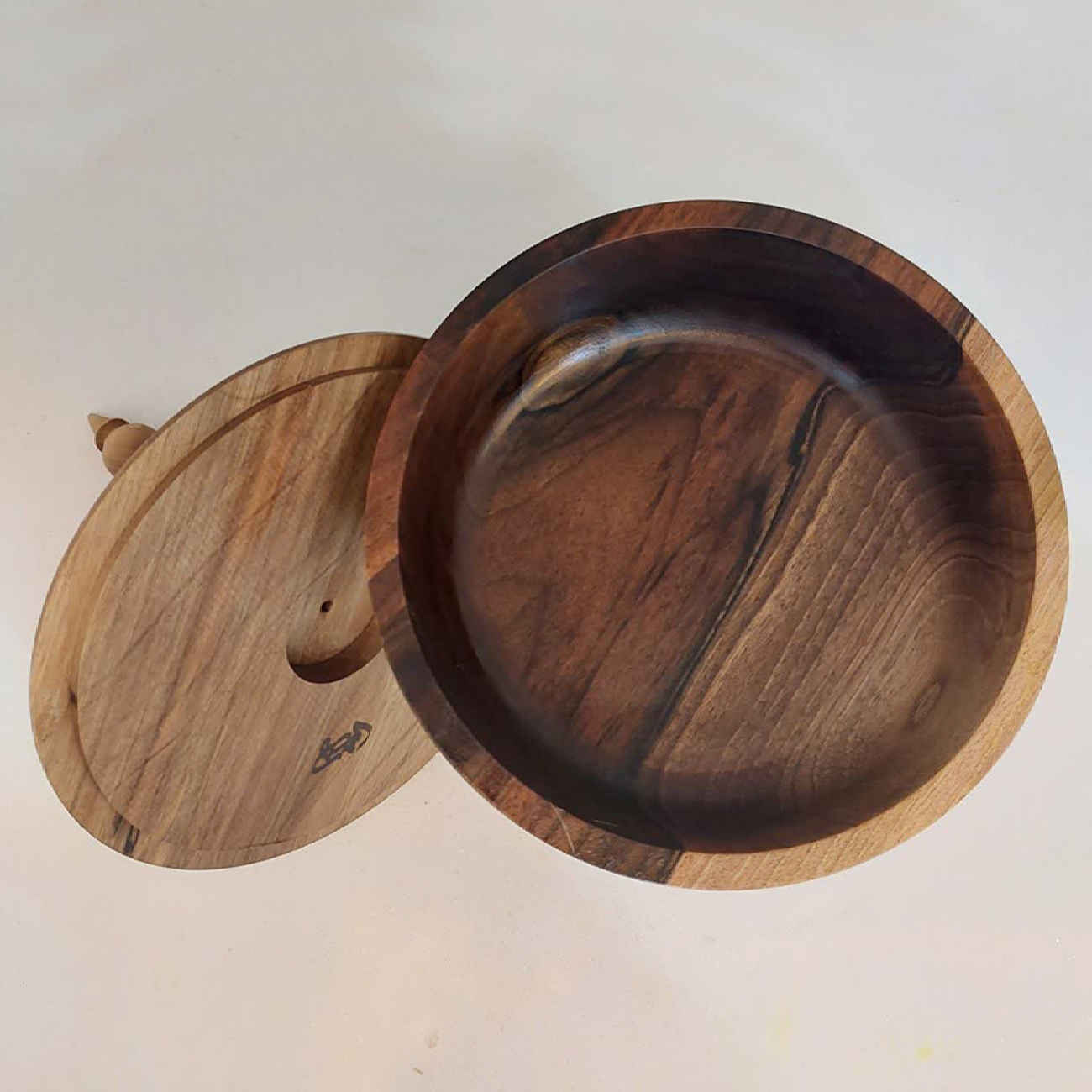 自然灵感木质糖果碗 – 适用于糖果、小吃及装饰