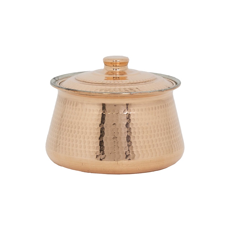 波斯铜高汤锅 – 锤纹手工,Mahbod型号