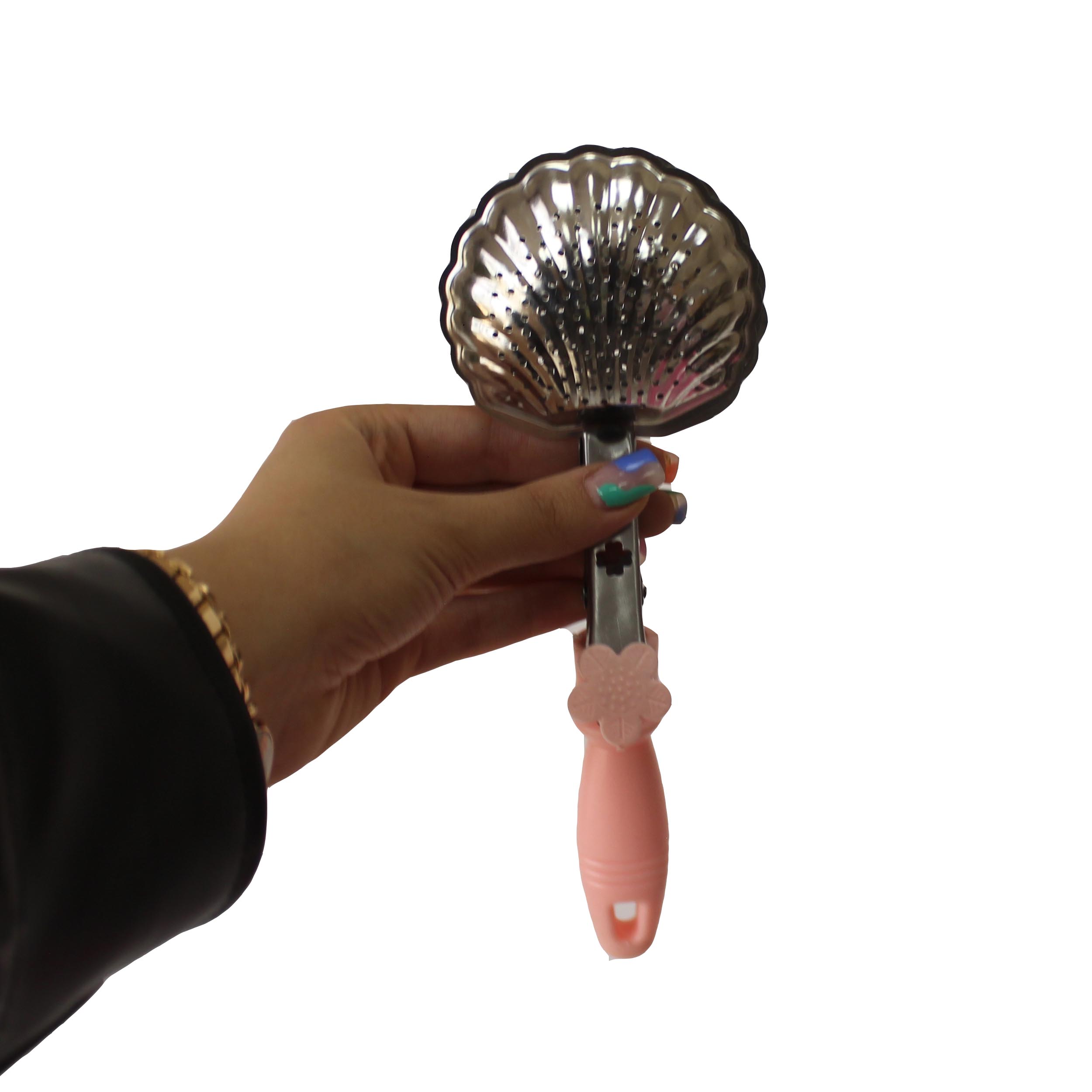 波斯 Esfand 香炉 – 保护象征,带塑料手柄与贝壳设计