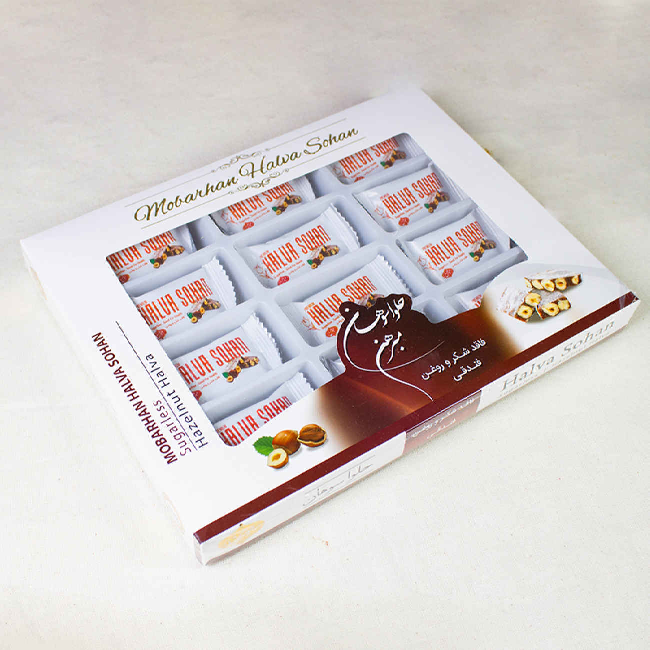 Main image of Sohan Halva – 伊朗榛子甜点，无糖天然 – 450 克 (2 份)