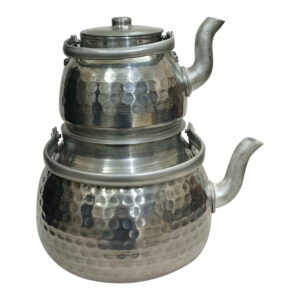 波斯金属双茶壶 – 耐用，完美泡茶