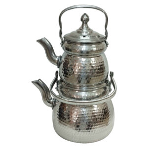 波斯金属双茶壶 – 耐用，泡茶风味独特