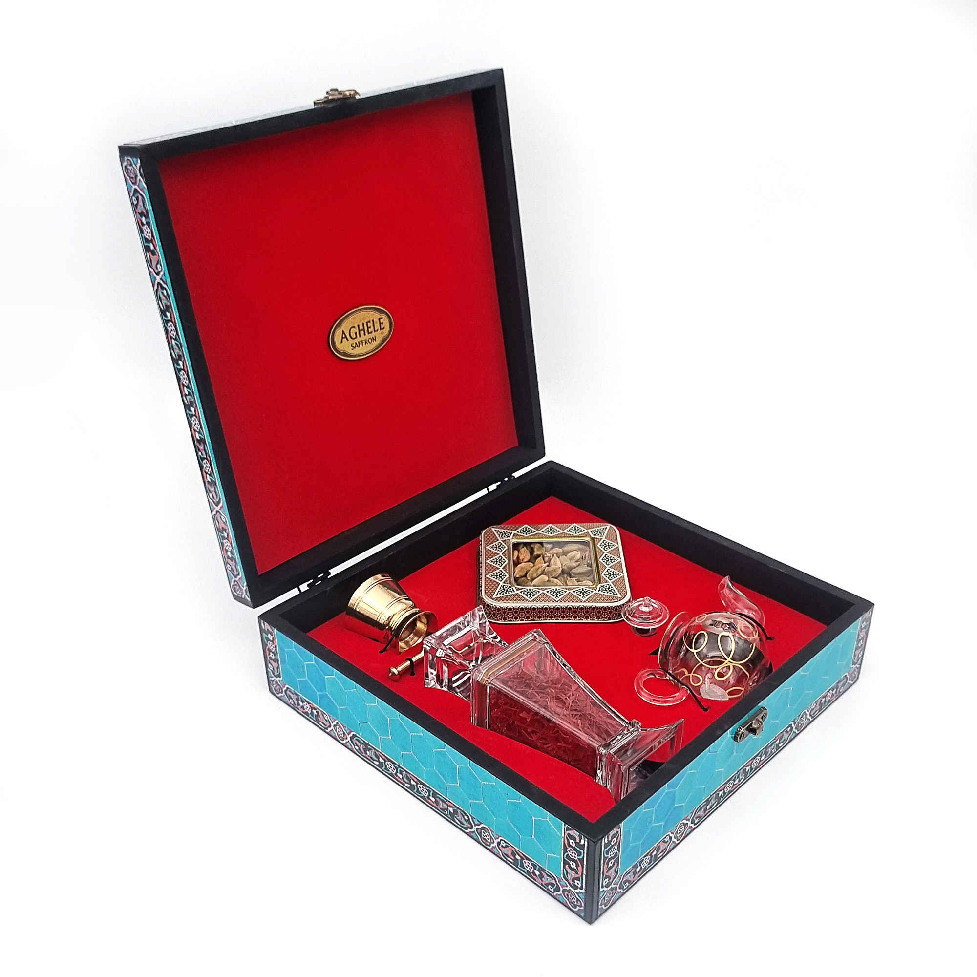 Main image of 波斯藏红花礼盒 – 5克，乔迁套装，附小豆蔻、茶壶及研钵