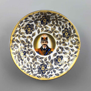 波斯茶托 – 瓷器 Naser al-Din Shah 设计（6件套）