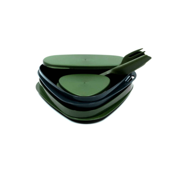 便携露营餐具套装 – 8件旅行收纳罐