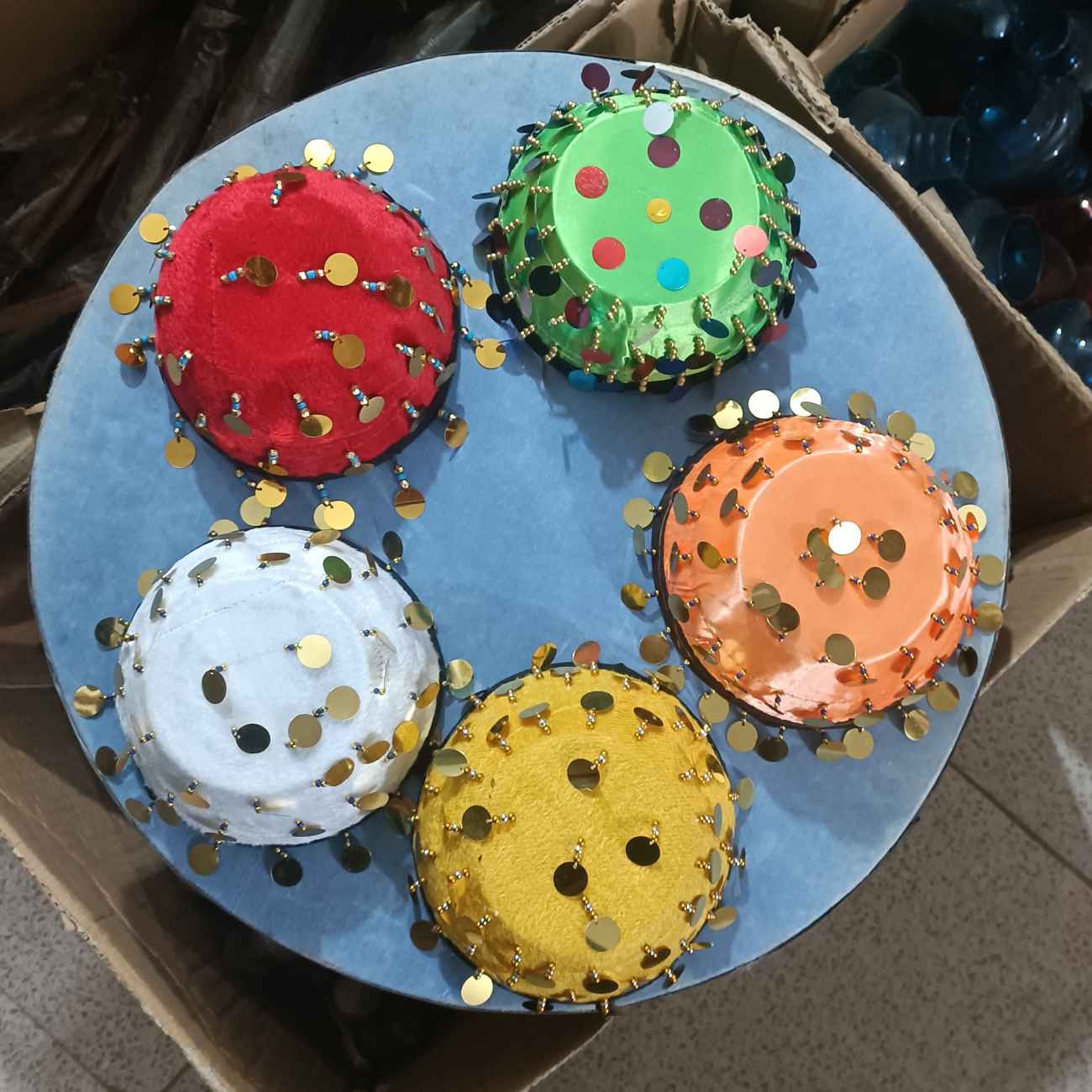 Main image of 传统库尔德民族帽 – 儿童专用，适合文化活动与传统庆典