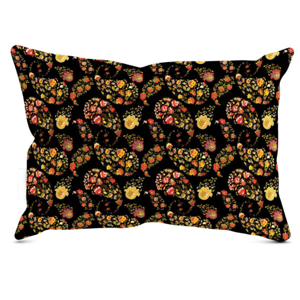 复古花卉枕套 – 乡村或农舍风格（2件装）