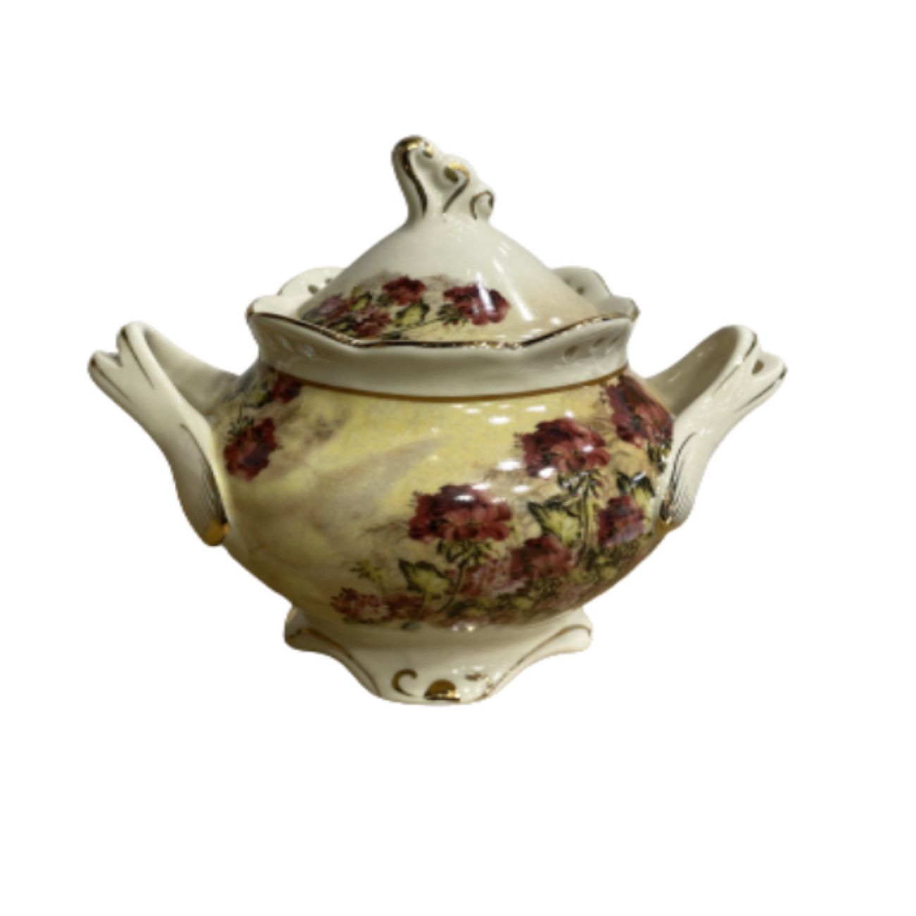 维多利亚风 13件套瓷器茶具 – 优雅花卉系列 Prestige 款