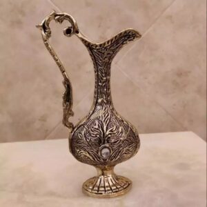 黄铜玫瑰水喷洒器 – 传统香氛仪式用，优雅风格
