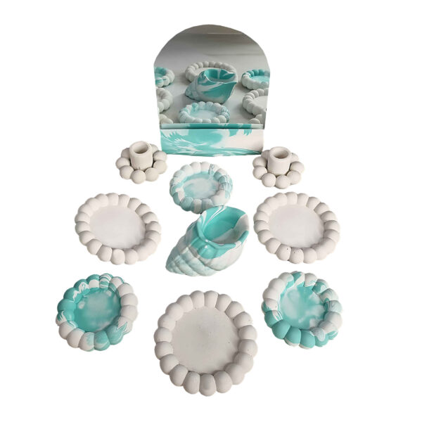 混凝土哈夫特·辛——适合诺鲁兹，珍珠设计（10件套）