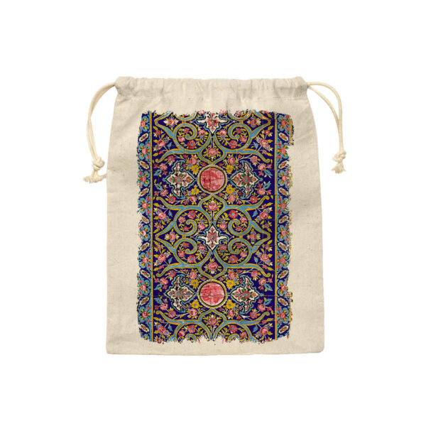 抽绳棉布收纳袋 – 可重复使用且耐用，自然布料