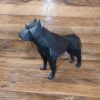 Thumbnail 3: 几何立体派比特犬雕像 – 手工现代艺术品