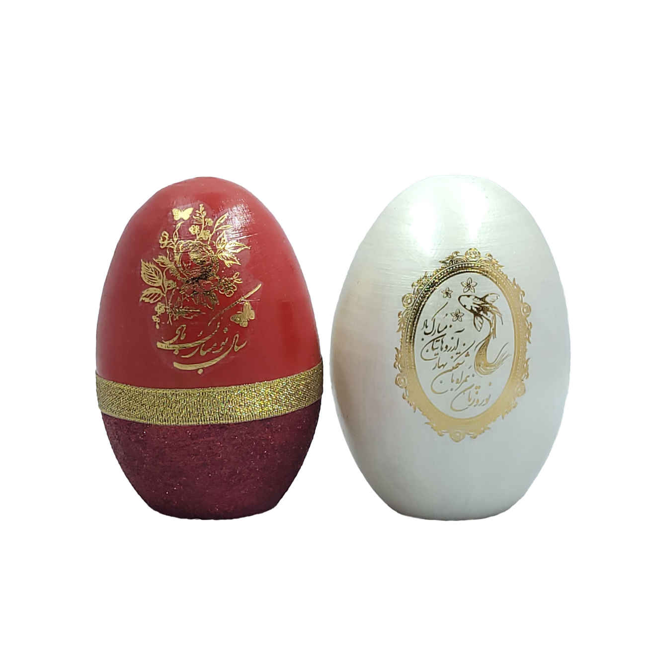 Main image of 哈夫特·辛彩绘蛋——伊朗诺鲁兹庆典用，新年快乐款（2个装）