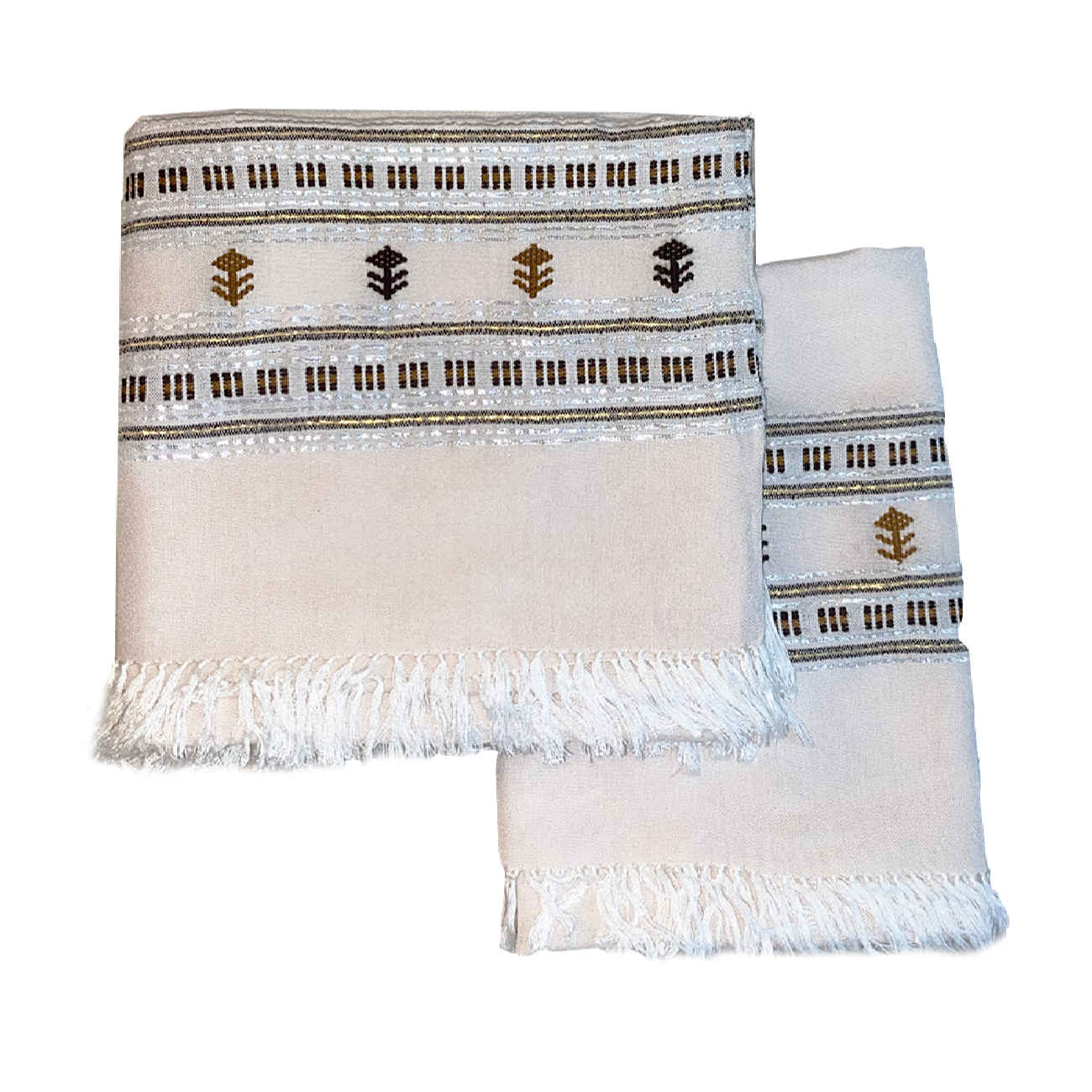 Main image of 手工波斯浴袍 – 纯棉 100% – 传统风格（2件装）