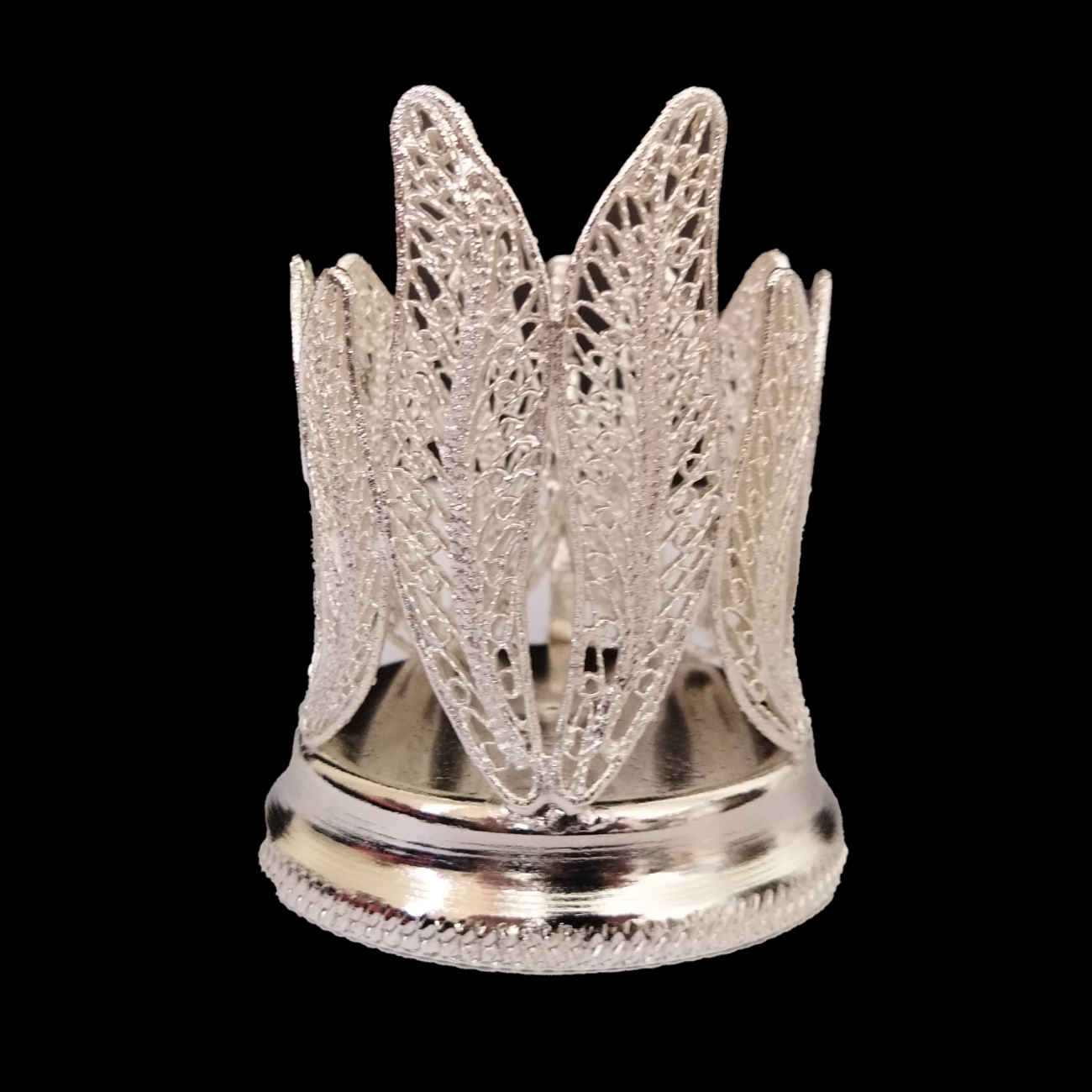 手工波斯镂空茶具与咖啡具套装——镀银 | 7件套