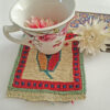 Thumbnail 3: 手工波斯Kilim编织杯垫 – 法尔斯开心果图案