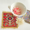 Thumbnail 3: 手工波斯Kilim编织杯垫 – 传统几何设计配件