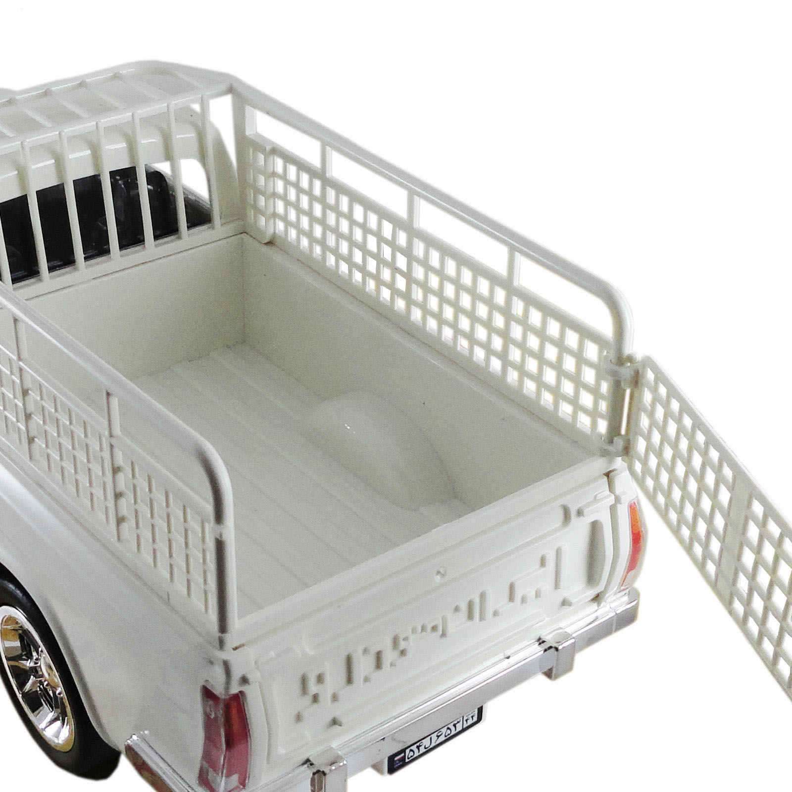 伊朗 Paykan 玩具车 – 白色皮卡模型,历史经典