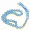 Thumbnail 4: 伊斯兰蓝玛瑙念珠 —— 33颗祈祷珠 Tasbih