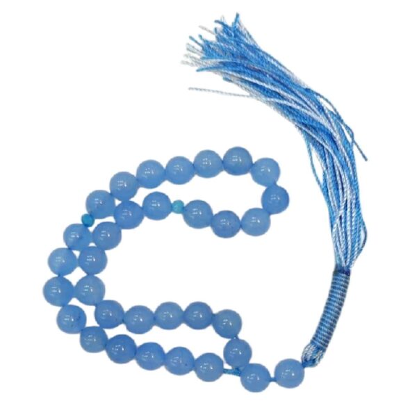 伊斯兰蓝玛瑙念珠 —— 33颗祈祷珠 Tasbih