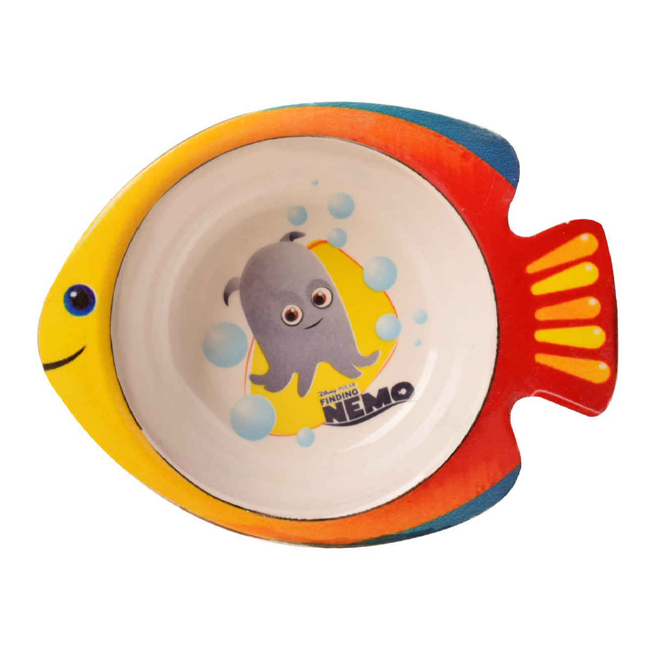 Main image of 轻量密胺碗 – 鱼图案儿童碗，2 件套