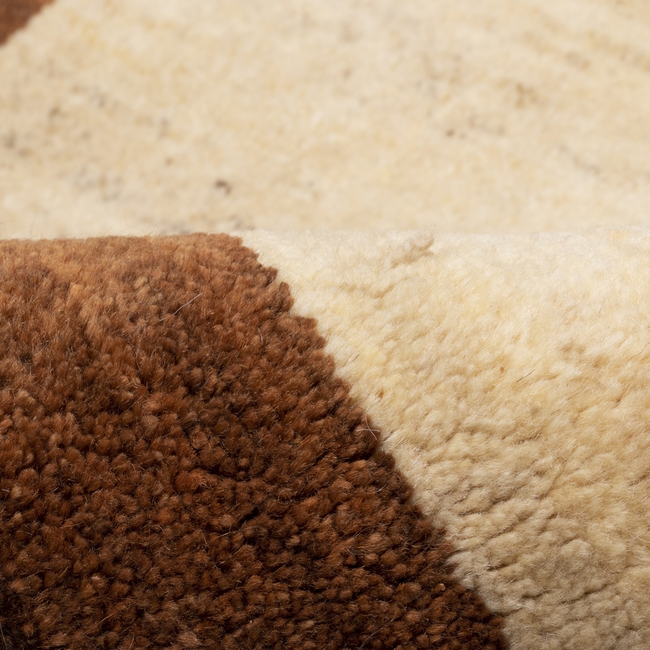 波斯加贝毯 羊毛地毯 正宗手工编织 Fars 地区 动物图案