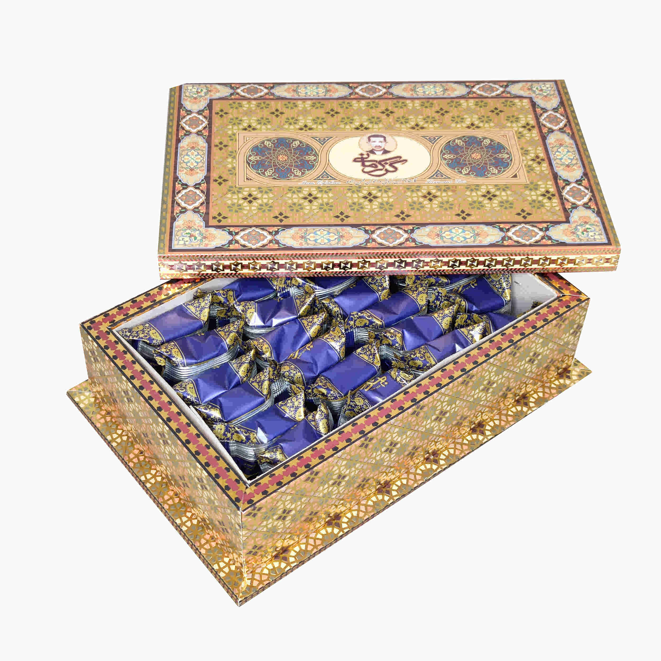 Kermani Gaz 28% 开心果杏仁 – 传统牛轧糖卷 – 450 克