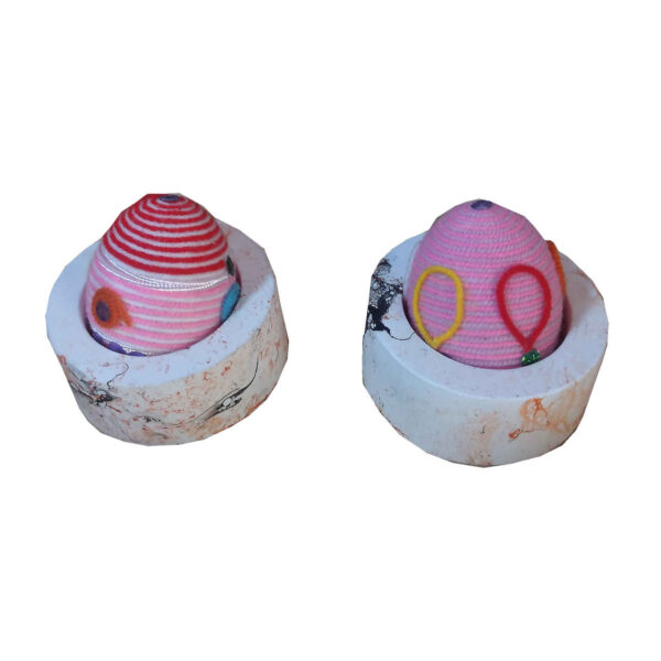 波斯哈夫特·辛彩绘蛋——诺鲁兹庆典用，螺旋款（4个装）