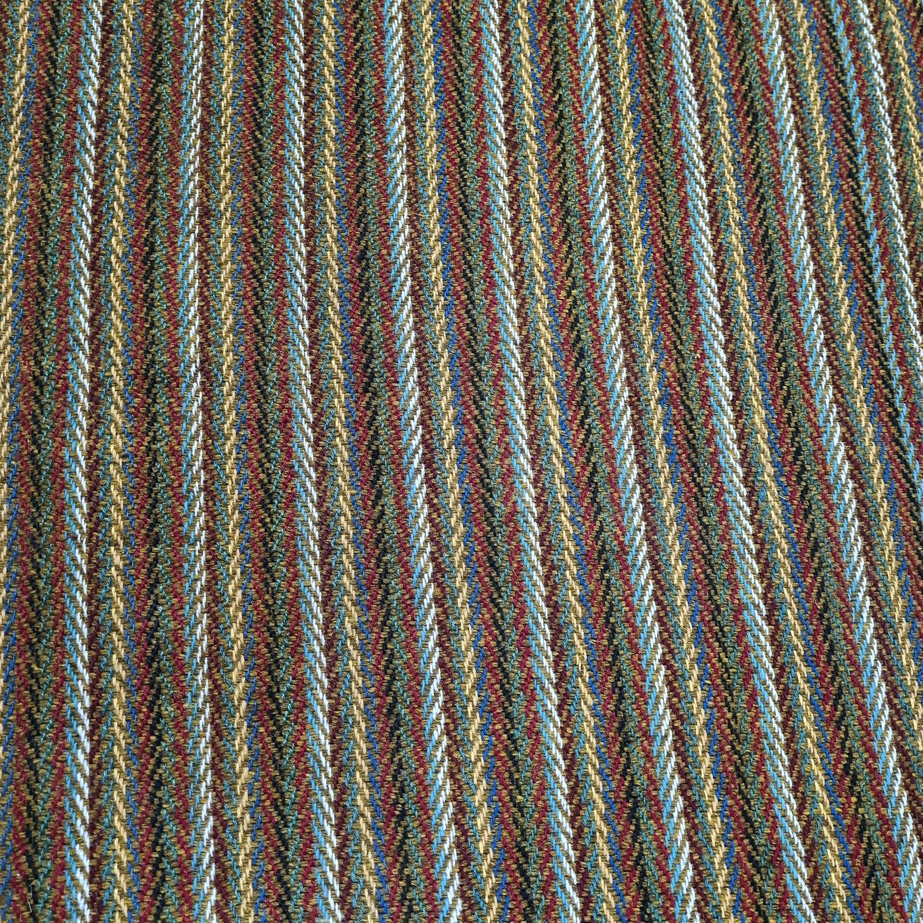 波斯贾吉姆地毯 平织 Arak 地区 传统条纹 深红色